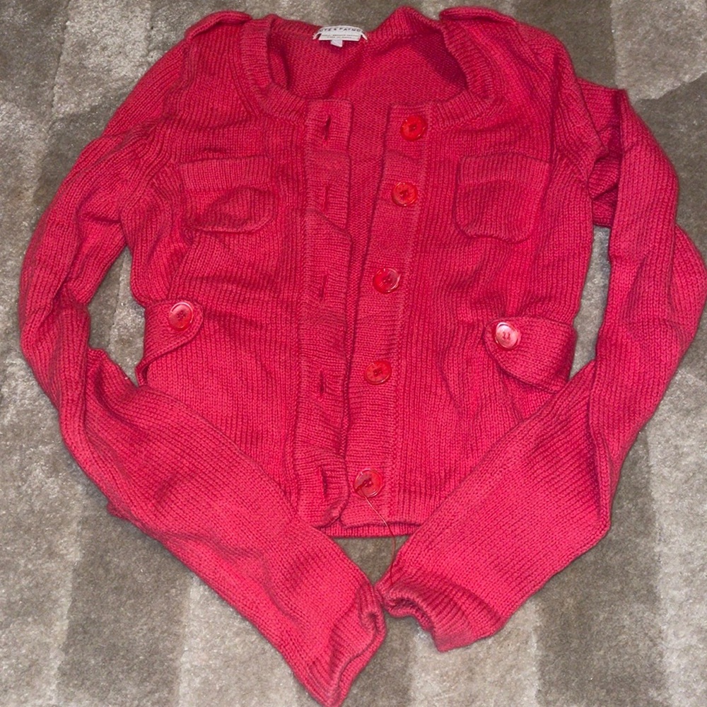 Lutz & Patmos pink sweater cardigan